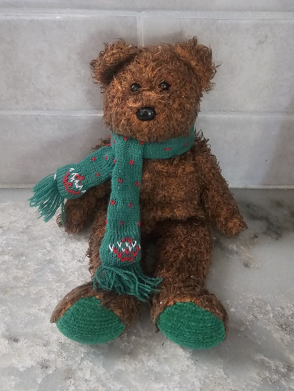 Ty Beanie Baby Seasons Greetings Bear 2005 Hallmark Exclusive Christmas Plush